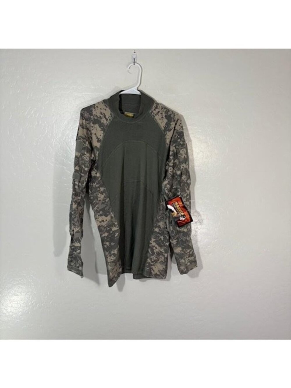 Massif Army Combat Shirt Mens Large Camo Flame Resistant Tactical Military NWT